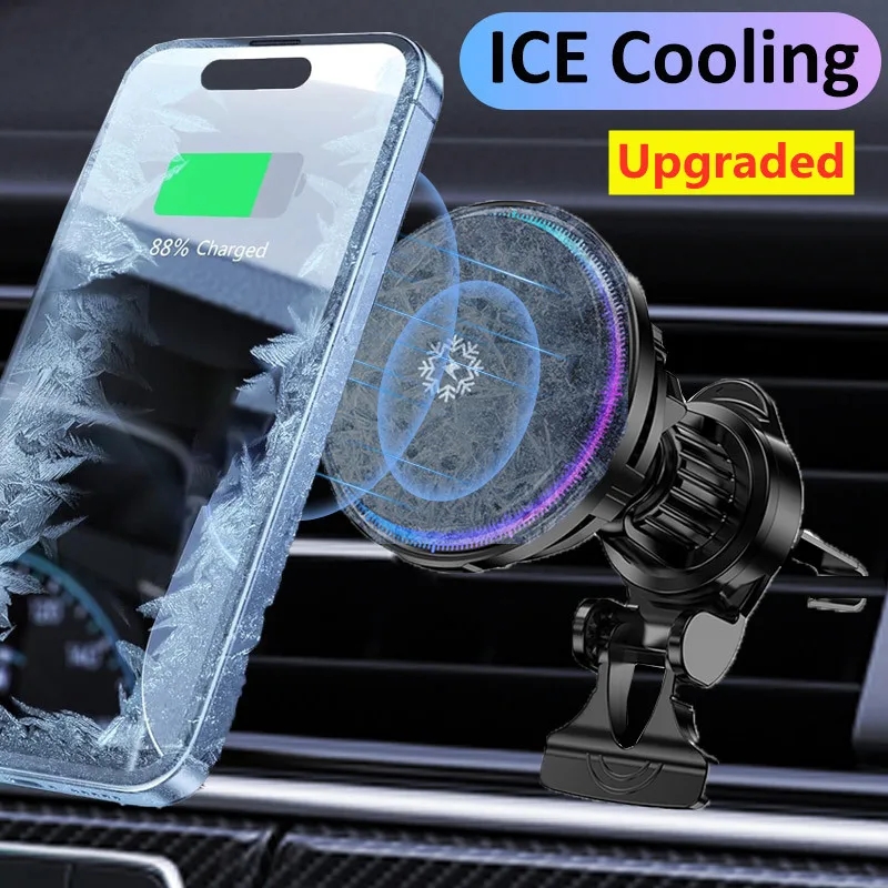 Wireless Car Charger Mount Fast Charging - Caricabatteria da auto Wireless magnetico con
