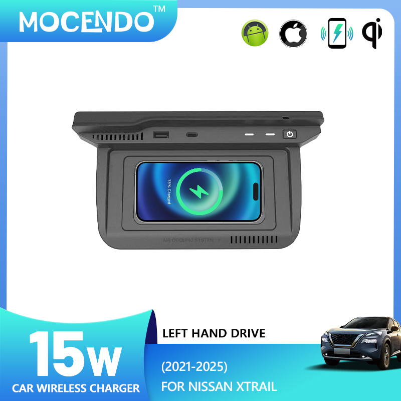 Wireless Car Charger Mount Fast Charging - Base di Ricarica Wireless da 15W
