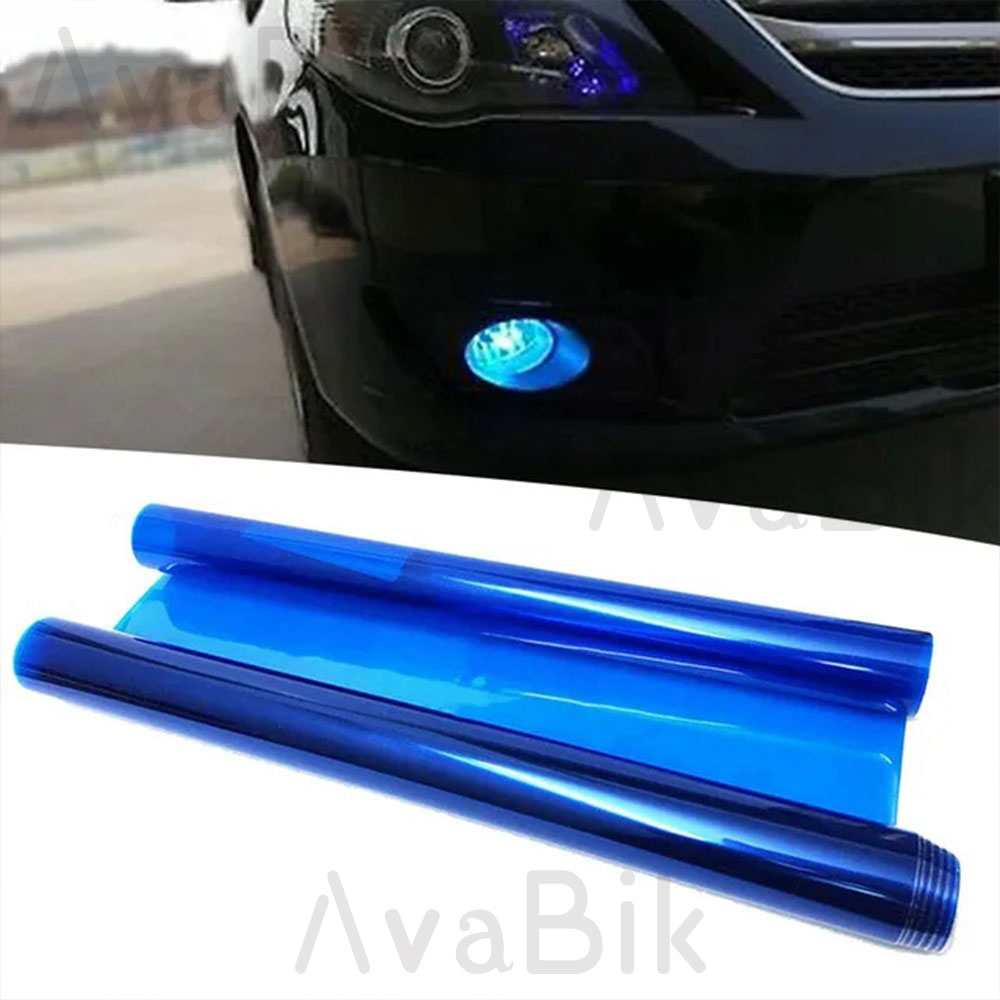 Anti Glare Car Rearview Mirror Film - Pellicola Blu per Fari Auto 30CM,