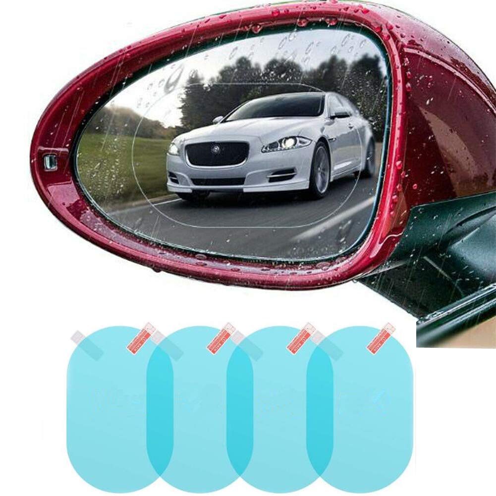 Anti Glare Car Rearview Mirror Film - 2 pz Universale Anti-Fog Anti-riflesso Antipioggia