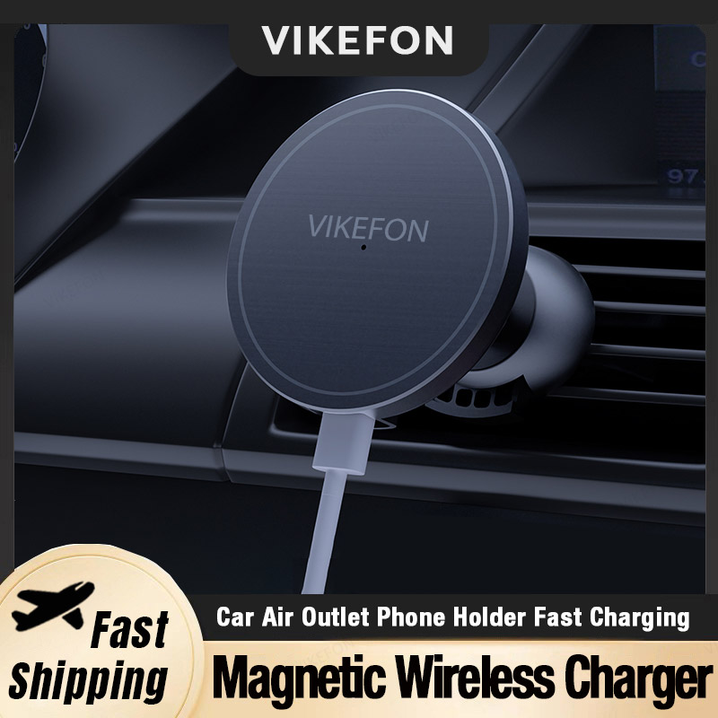 Magnetic Phone Holder For Car Vent - Presa d'aria per auto Caricatore wireless