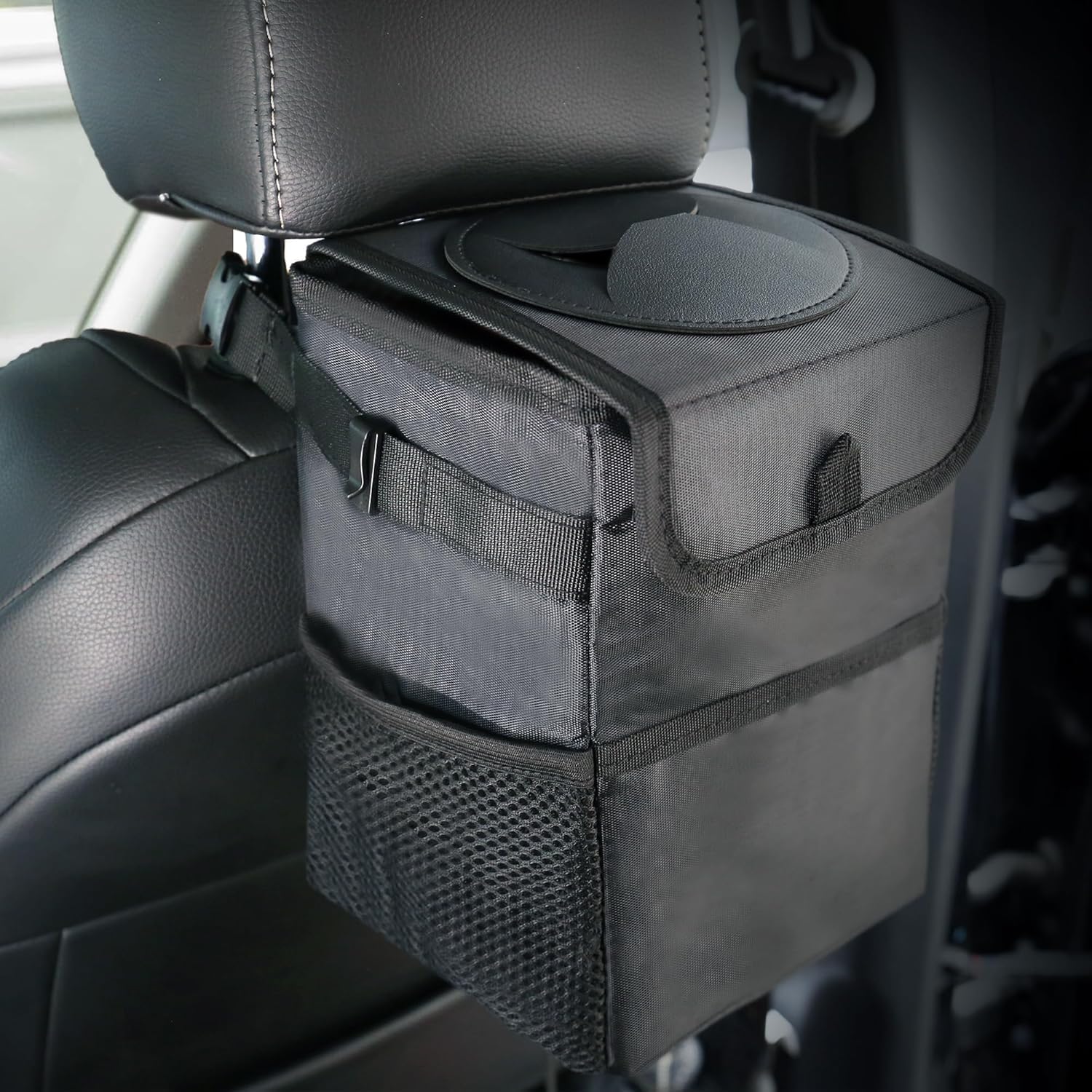 Waterproof Car Trash Can With Lid - Pattumiera per auto 3 in 1