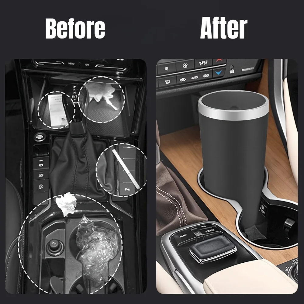 per portabicchieri Mini bidone - Waterproof Car Trash Can With Lid recensione e prezzo