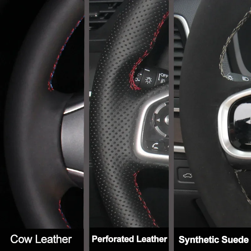 Coprivolante in Vera Pelle e F - Car Steering Wheel Cover Anti Slip Breathable recensione e prezzo