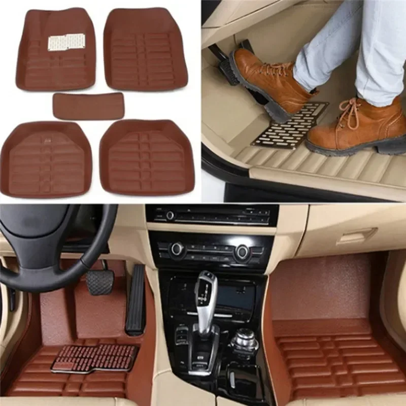 5 pezzi Premium facile da puli - Car Floor Mats Universal Waterproof Leather recensione e prezzo