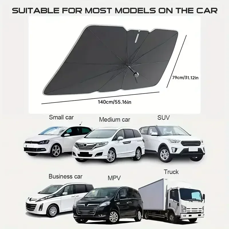 Parasole per Auto, Ombrello Pi - Car Sunshade Windshield Umbrella Foldable recensione e prezzo