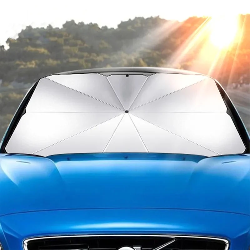 Parasole per auto Parabrezza O - Car Sunshade Windshield Umbrella Foldable recensione e prezzo