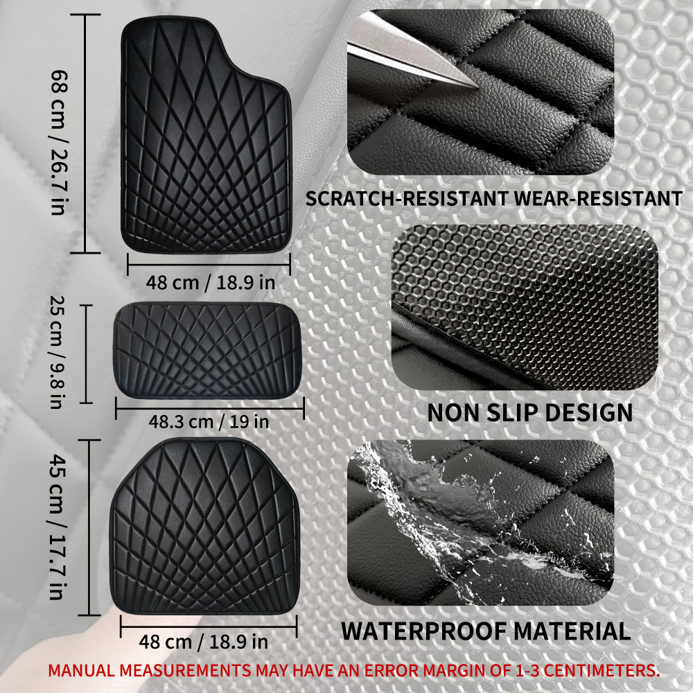 CAR PASS Set Universale di 5 T - Car Floor Mats Universal Waterproof Leather recensione e prezzo