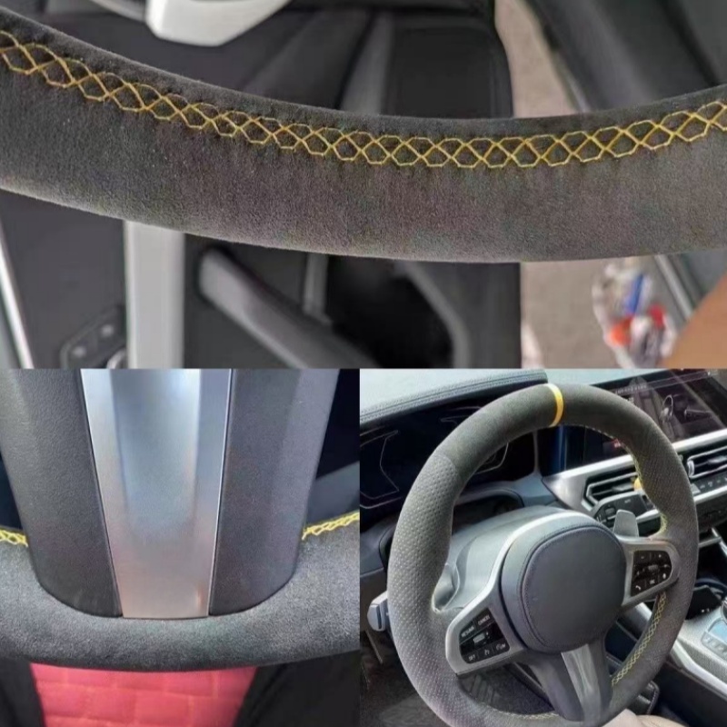 Coprivolante in Pelle Scamosci - Car Steering Wheel Cover Anti Slip Breathable recensione e prezzo