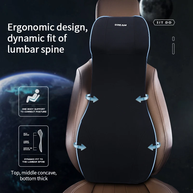 Supporto lombare per auto inte - Memory Foam Car Neck Pillow Lumbar Support recensione e prezzo