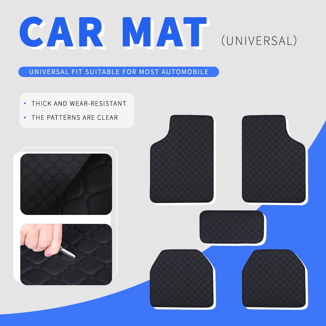 Tappetini per auto, set comple - Car Floor Mats Universal Waterproof Leather recensione e prezzo